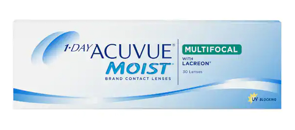 1-DAY ACUVUE MOIST MULTIFOCAL 30 Pack - Medium Add large view angle 0
