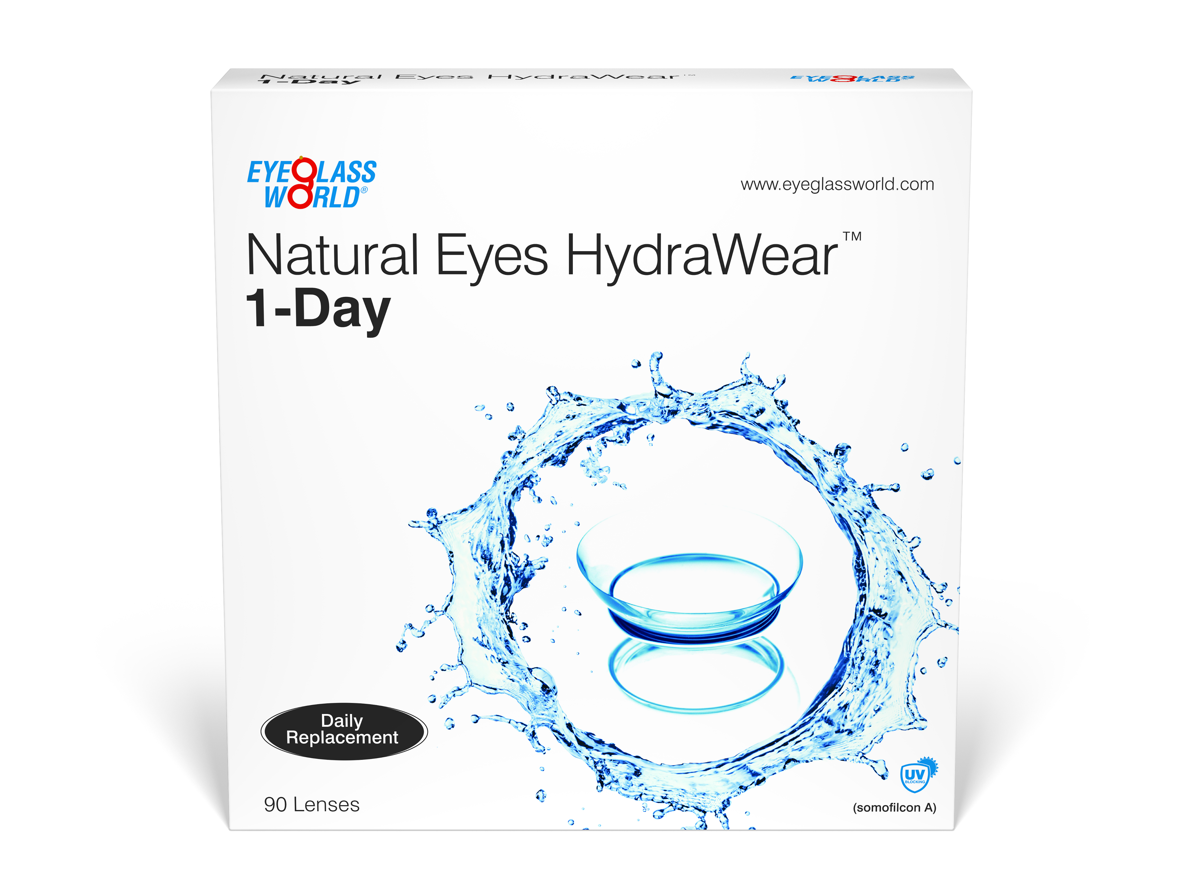 Natural Eyes HydraWear 1-Day 90 Pack large view angle 0