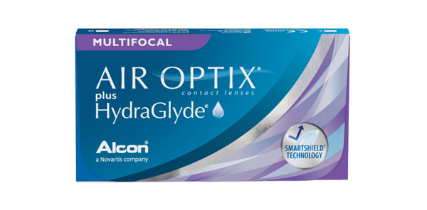 Air Optix Plus HydraGlyde Multifocal Medium Add 6 Pack large view angle 0
