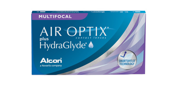 Air Optix Plus HydraGlyde Multifocal Low Add 6 Pack large view angle 0