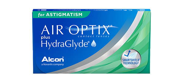 Air Optix Plus HydraGlyde for Astigmatism 6 Pack large view angle 0