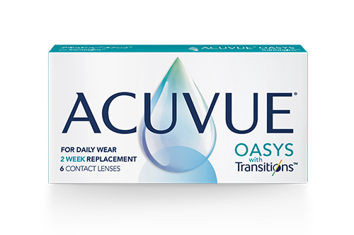 Acuvue Oasys with Transitions 6 Pack large view angle 0
