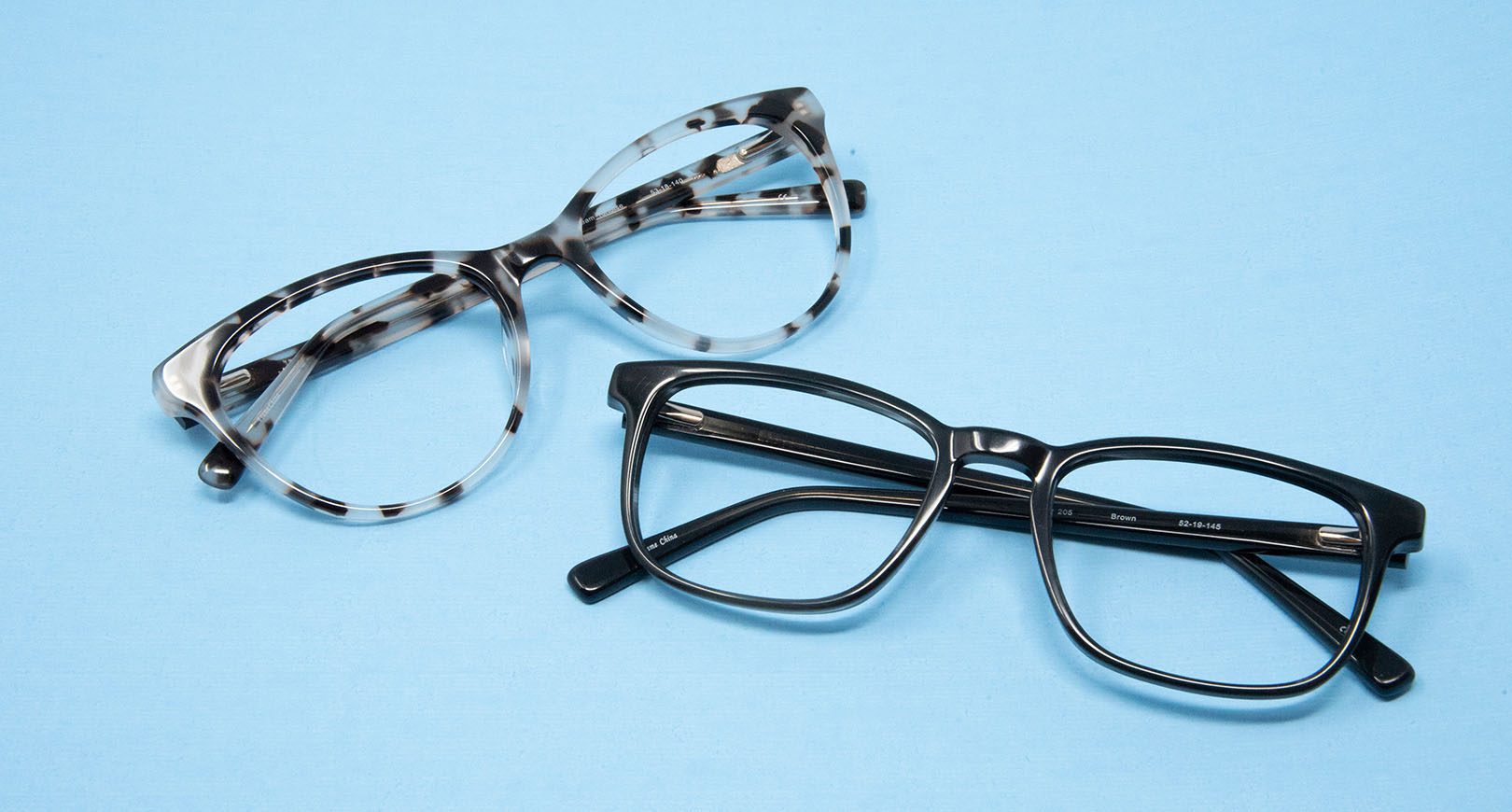 2 pairs of prescription eyeglasses