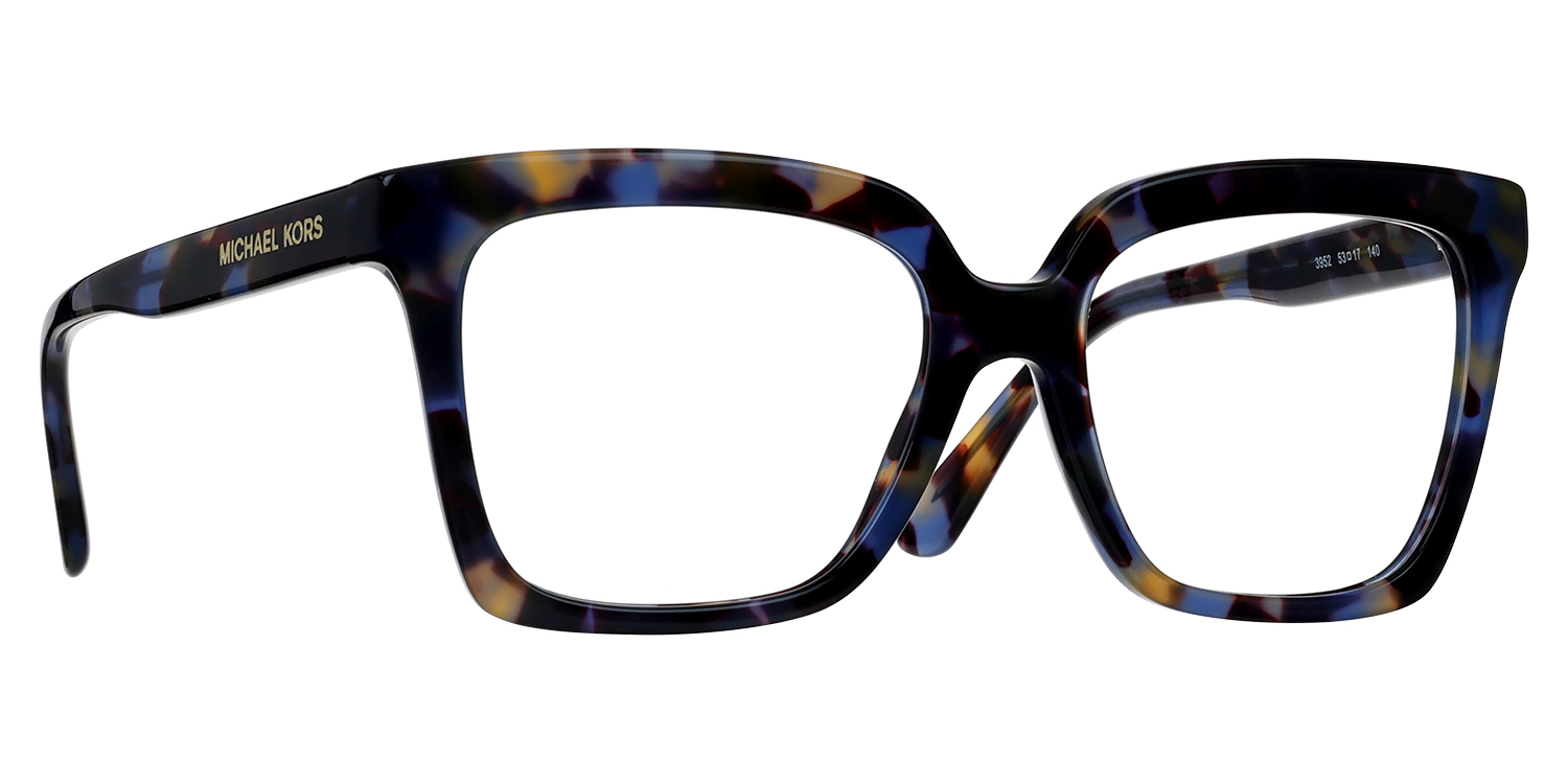 Michael Kors 4143 Blue Tortoise Green Transparent