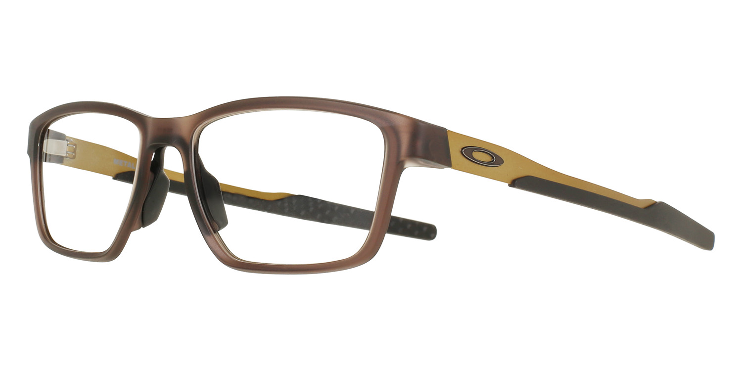 OAKLEY　LINK　Matte Abyss　55-17 Oakley LINK Eyeglasses in Matte Brown 55mm | Eyeglass World